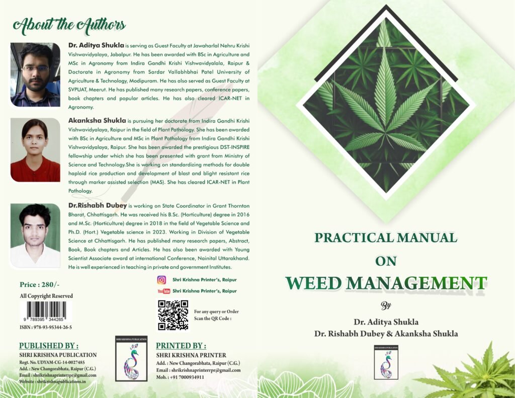Practical Manual on Weed Management